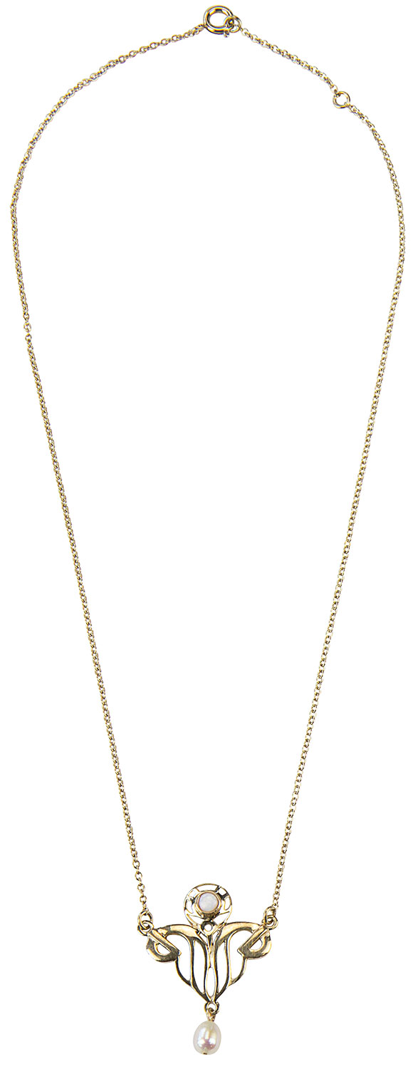 Collier ‚Olivia‘ mit Perle, Schmuck