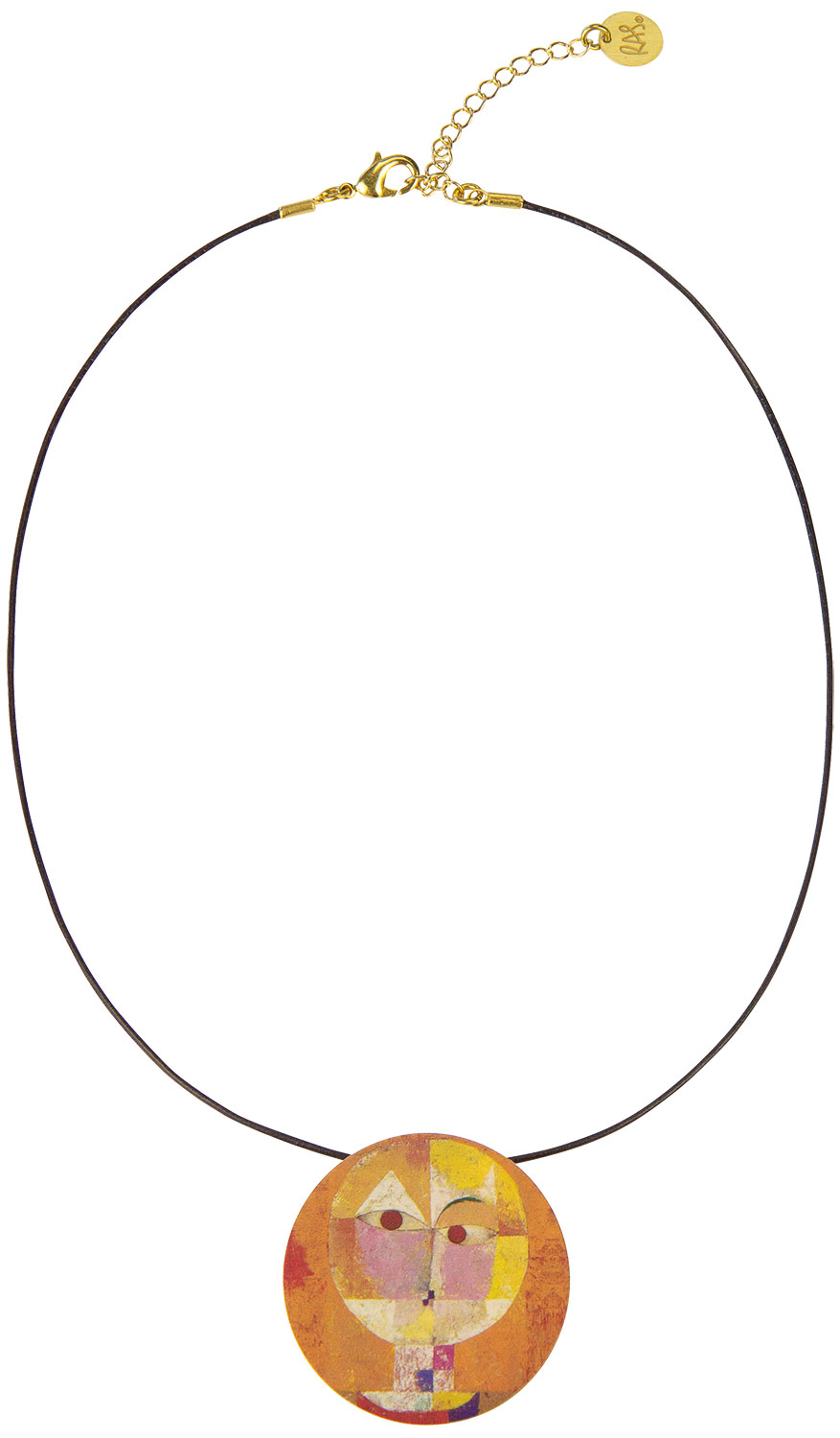 Collier ‚Baldgreis‘ mit Lederband – nach Paul Klee, Schmuck
