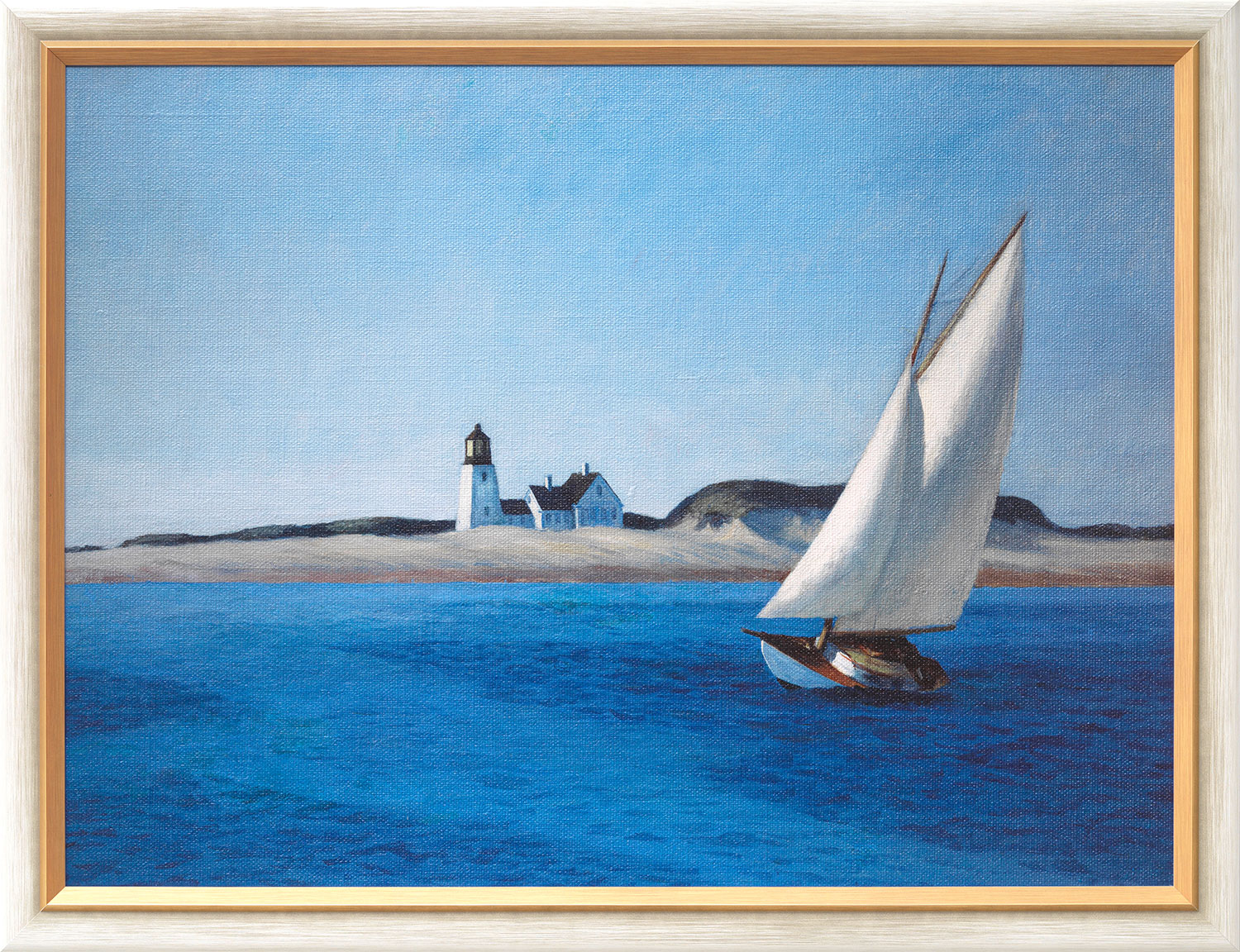 Edward Hopper: Bild ‚The long leg‘ (1930), gerahmt
