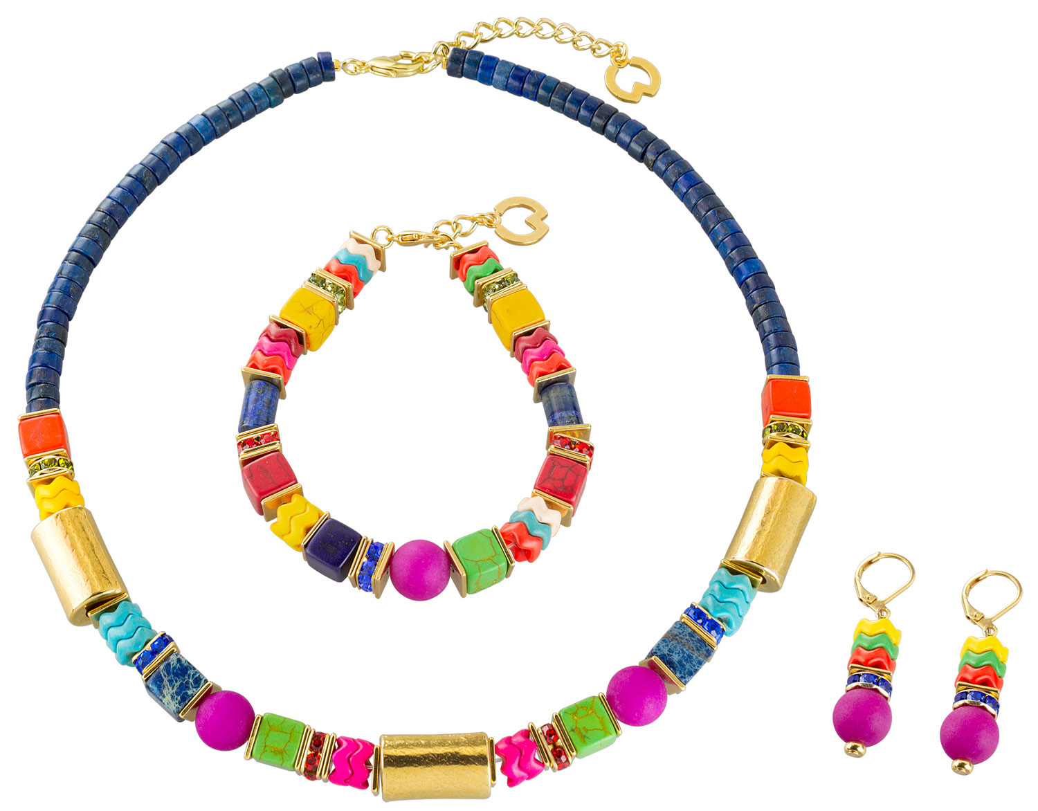 Petra Waszak: Schmuckset ‚Harlekin‘