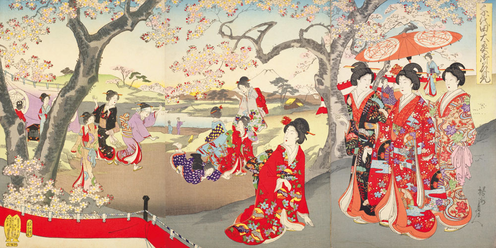 Ysh Chikanobu: Bild ‚Kimono Blossom‘