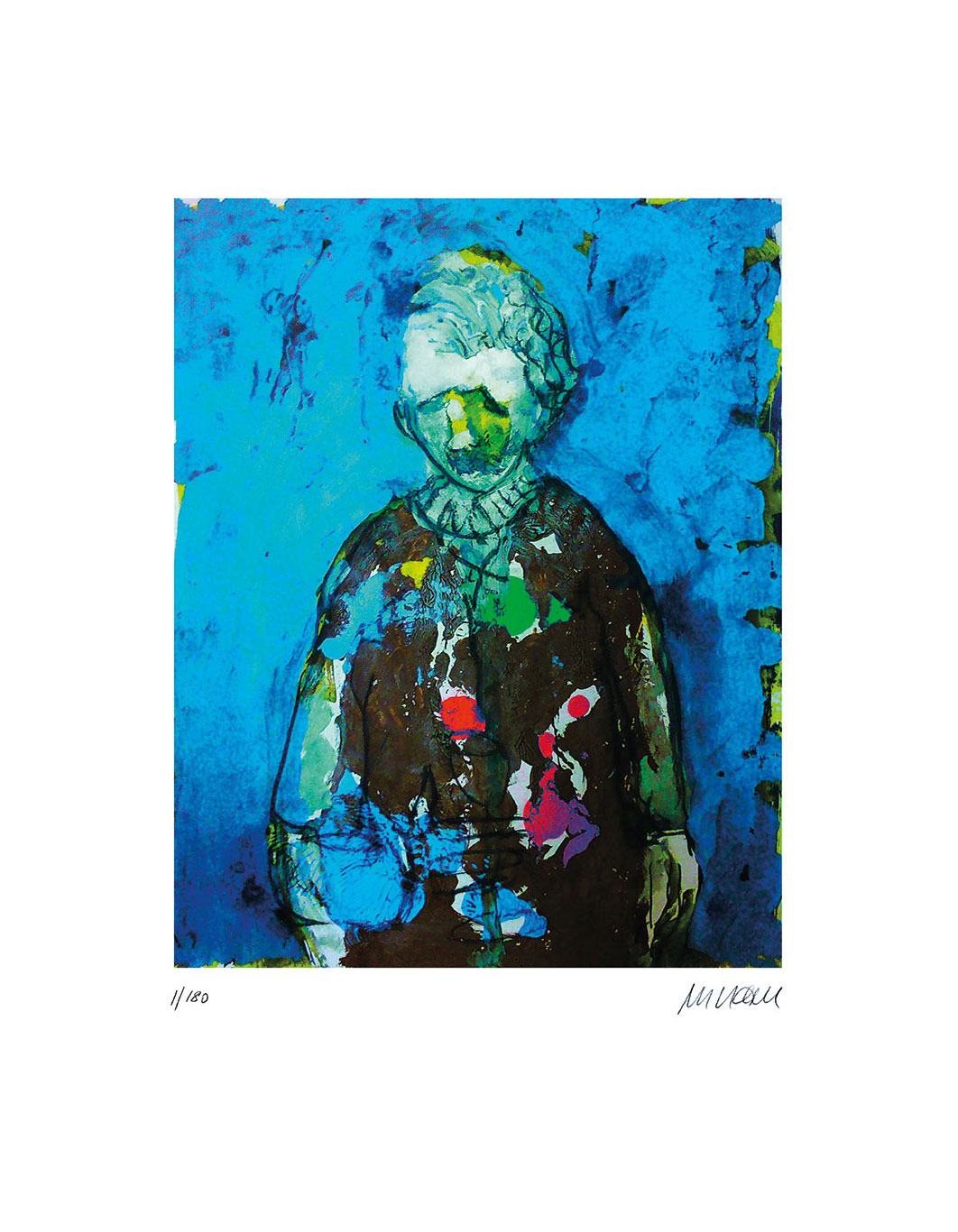 Armin Mueller-Stahl: Bild ‚Im Atelier‘ (2021), ungerahmt