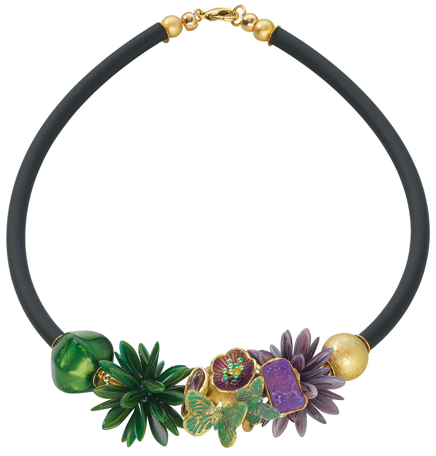 Anna Mütz: Collier ‚Dahlia‘, Schmuck