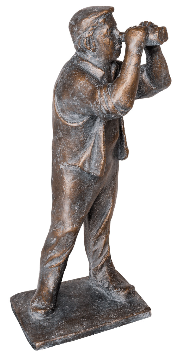 Friedhelm Zilly: Skulptur ‚Blick in die Zukunft‘, Bronze