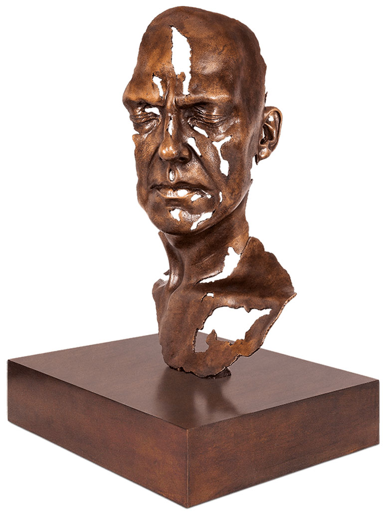 Jamie Salmon: Skulptur ‚Fragment II‘, Bronze