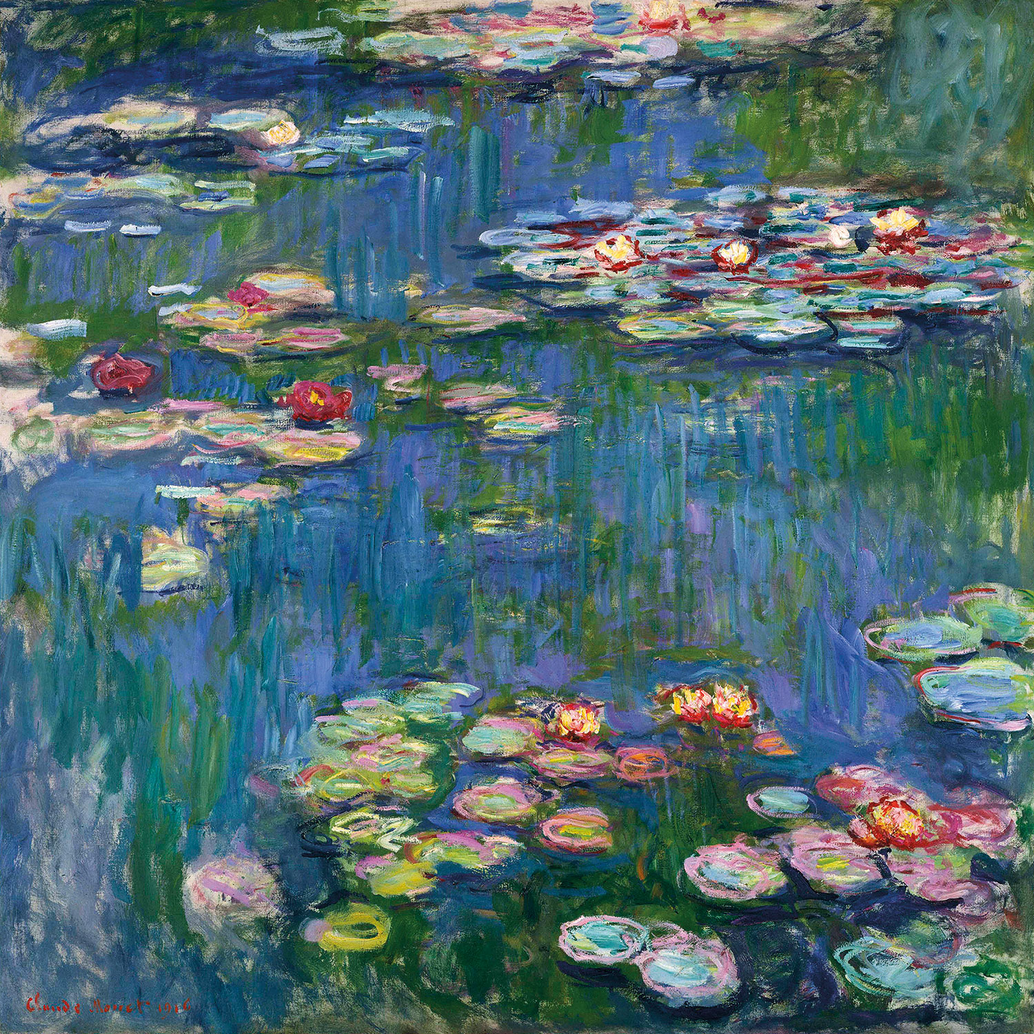 Claude Monet: Bild ‚Seerosen‘ (1916)