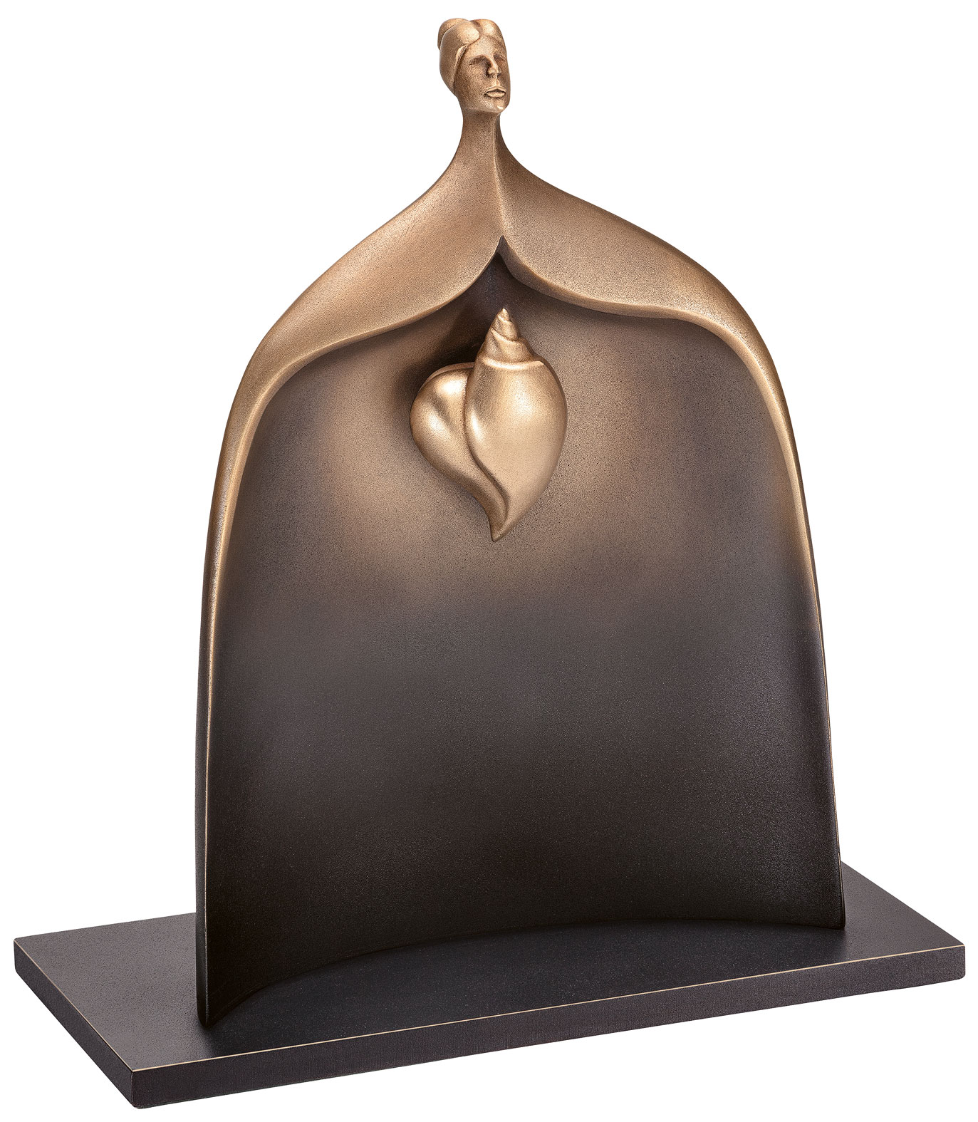 Andrea Bucci: Skulptur ‚Hidden heart‘, Bronze
