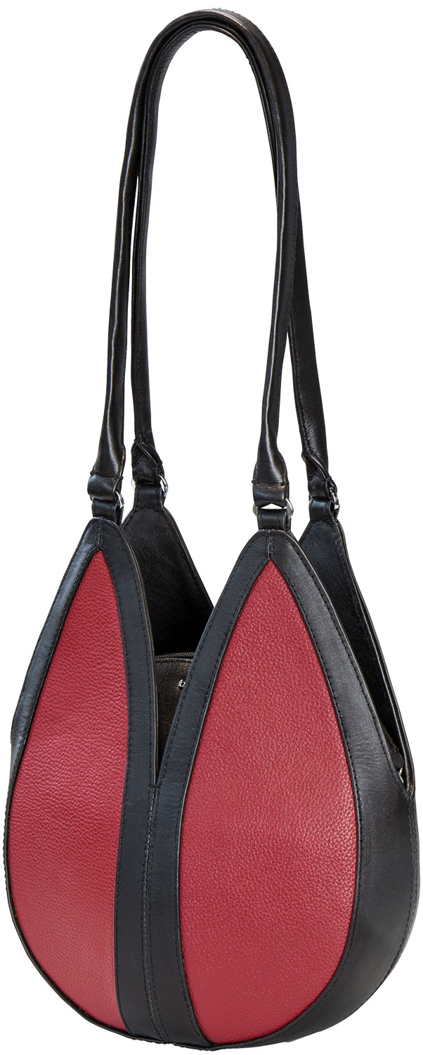 Henkeltasche ‚Red Flower‘, kleine Version