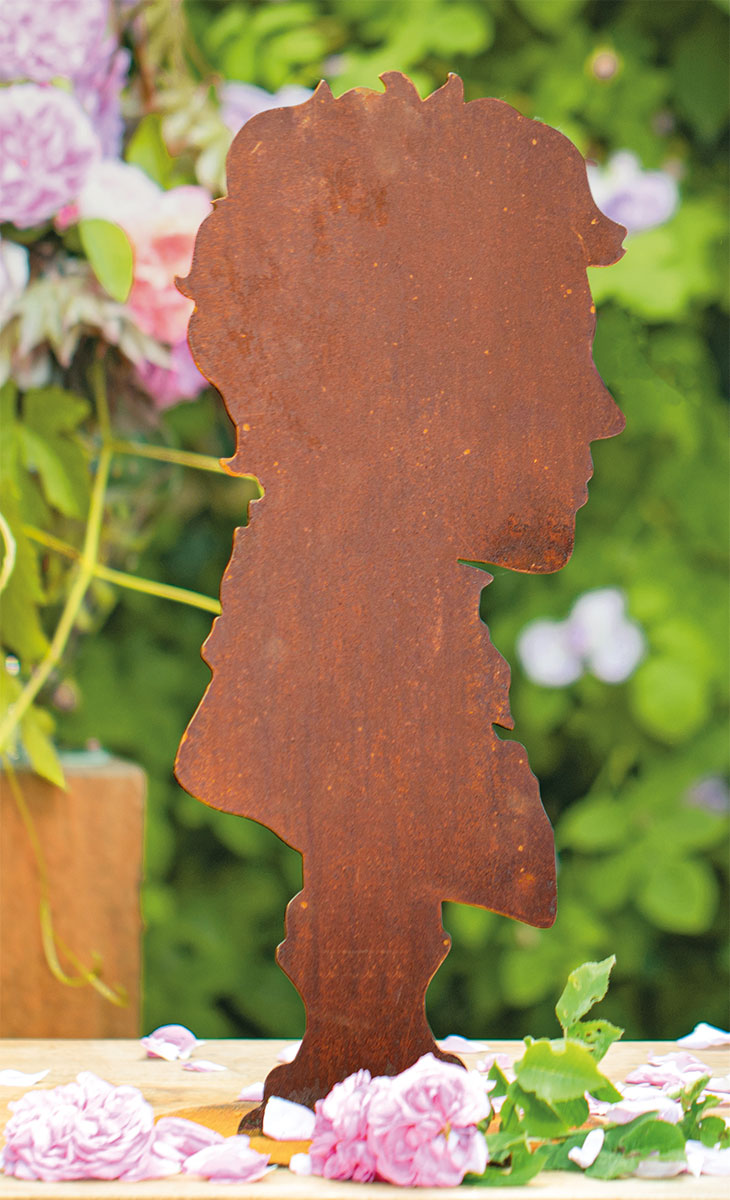 Gartenfigur / Silhouette ‚Franz‘, Gartenskulptur