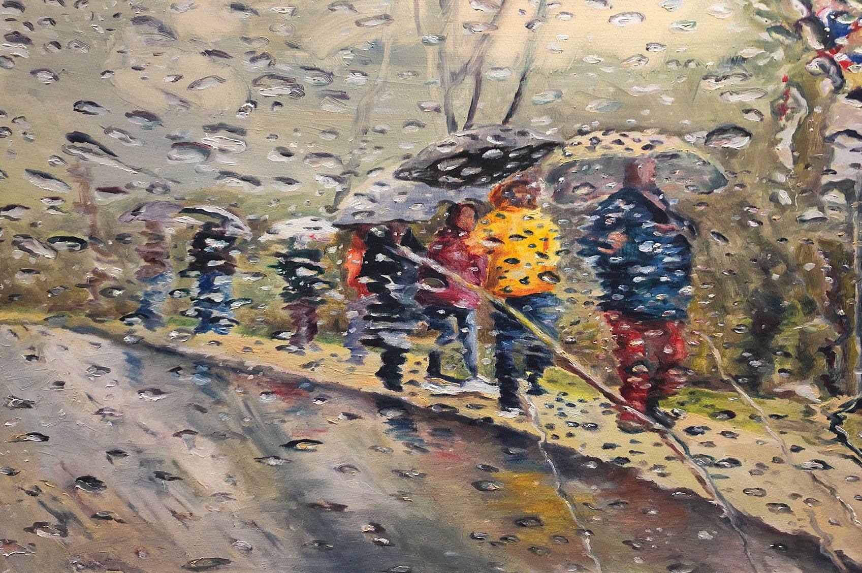 Simone Westphal: Bild ‚Tribe II‘ (2019) (Original / Unikat), auf Keilrahmen