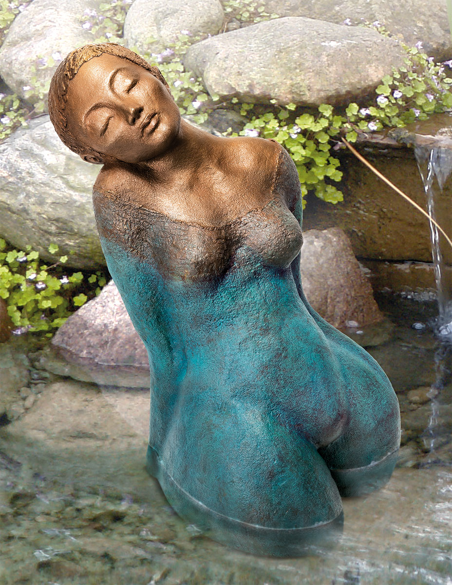 Maria-Luise Bodirsky: Gartenskulptur ‚Aphrodite groß‘, Bronze