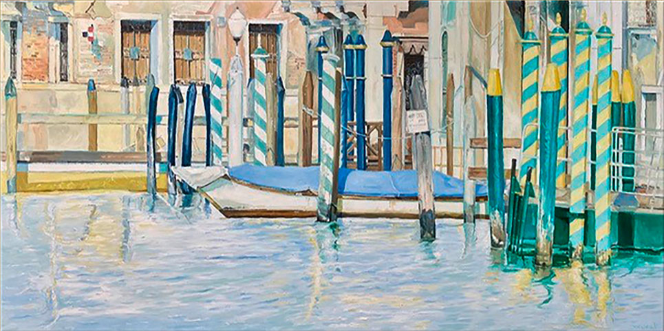 Kirsten Serowski: Bild ‚Briccole II‘ (Original / Unikat), auf Keilrahmen