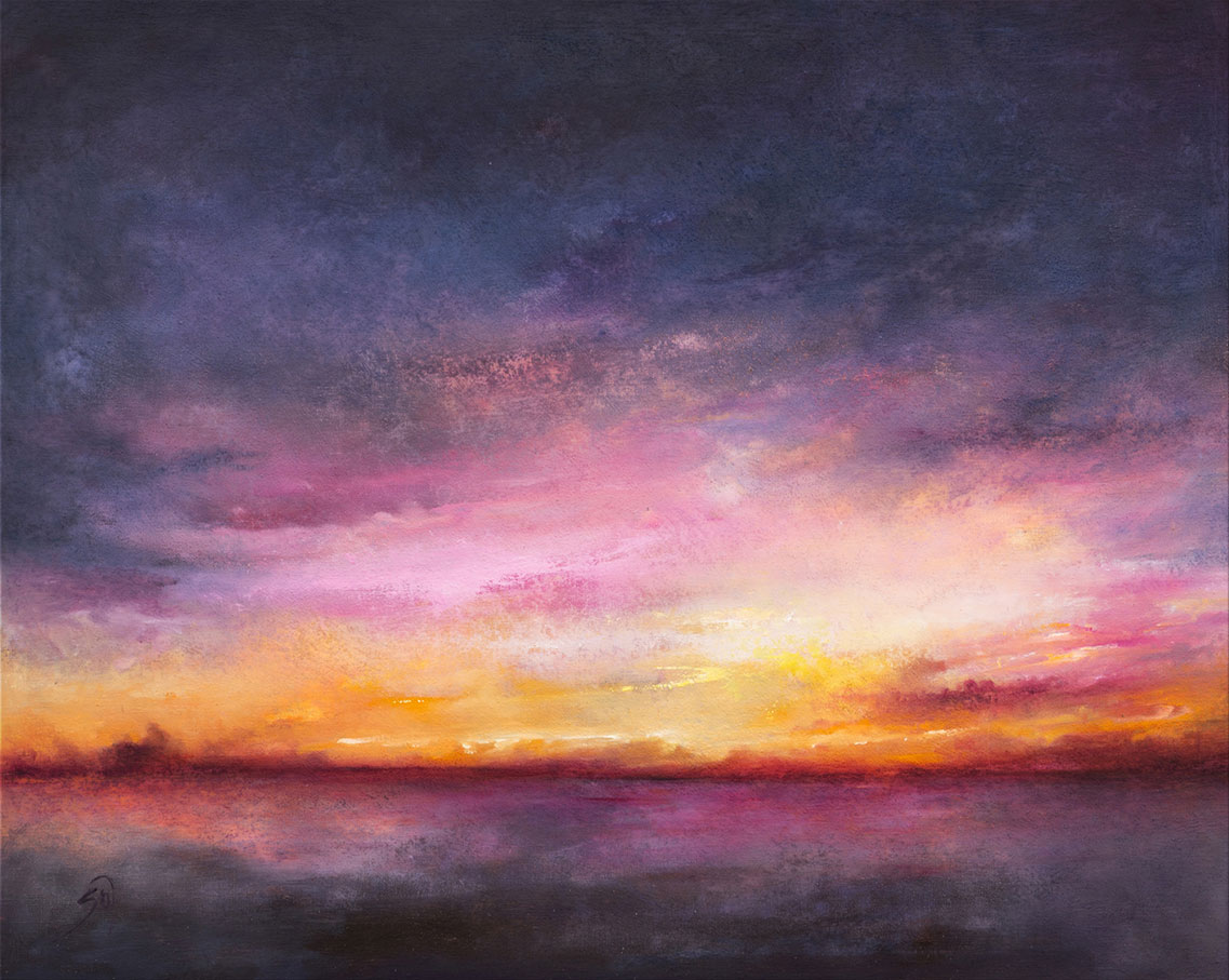 Susann Ohlendorf: Bild ‚November‘ (2021) (Original / Unikat), auf Keilrahmen