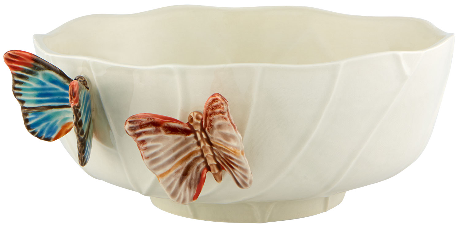 Bordallo Pinheiro: Keramikschale ‚Cloudy Butterflys‘ – Design Claudia Schiffer