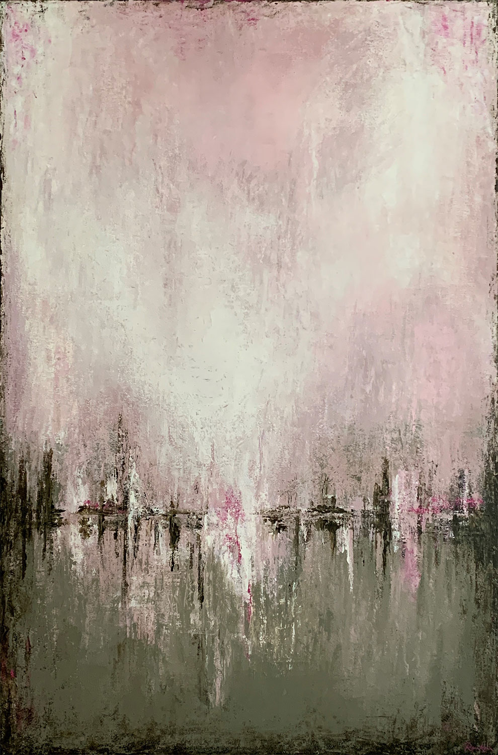 Constance Renken: Bild ‚Cloud Nine‘ (2022) (Original / Unikat), auf Keilrahmen
