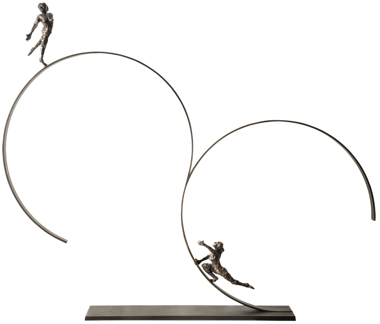 Jacques Vanroose: Skulptur ‚Continuity‘ (2022), Bronze