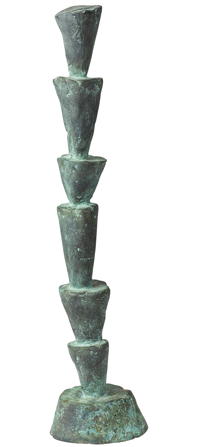 Karl Manfred Rennertz: Skulptur ‚Figürchen groß‘, Bronze