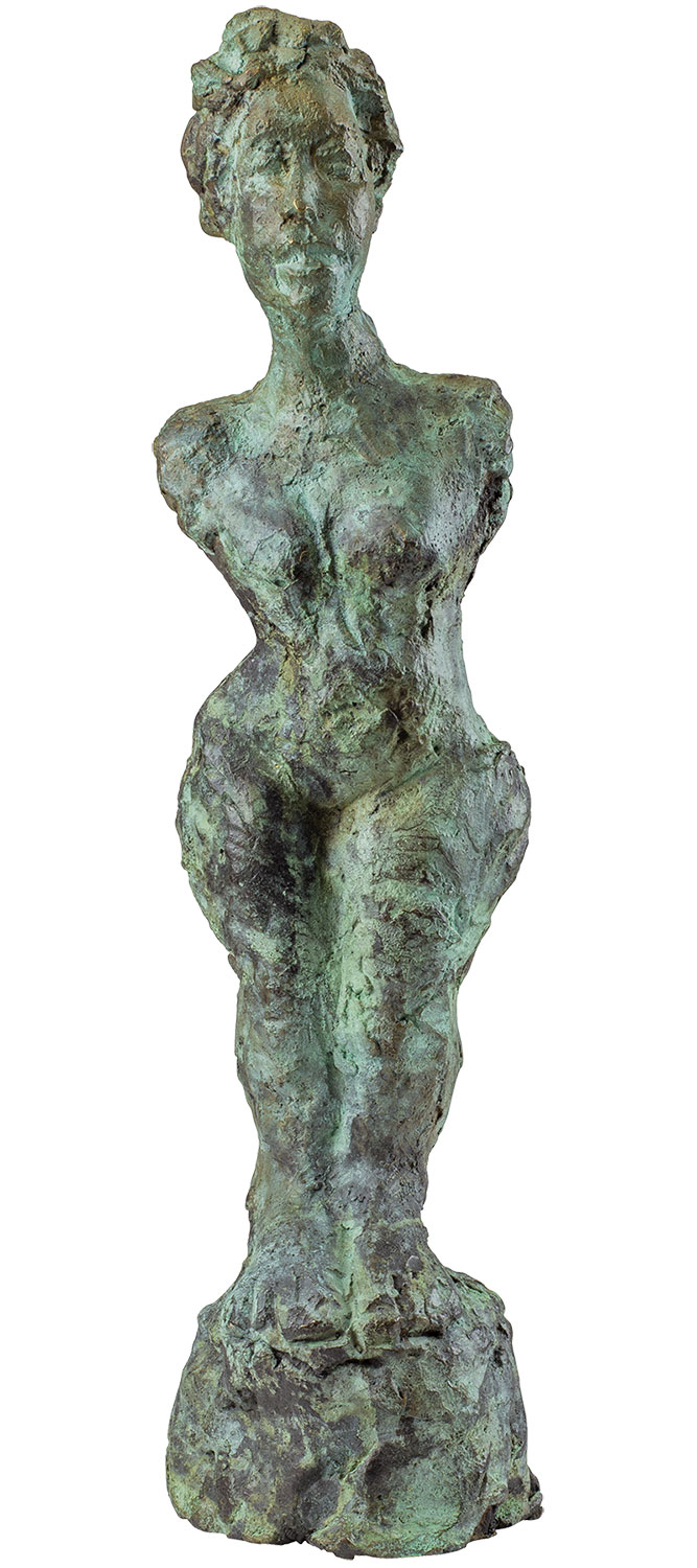 Karl Manfred Rennertz: Skulptur ‚Kleine Aktfigur‘, Bronze