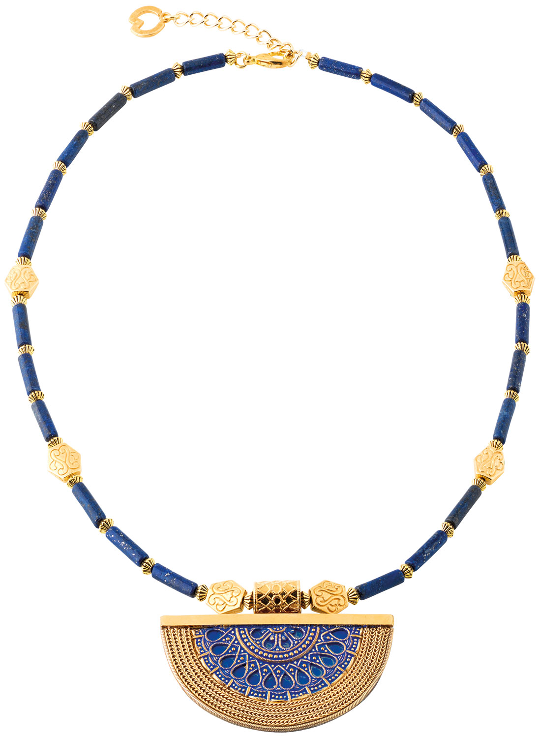 Petra Waszak: Collier ‚Königin Teje‘, Schmuck