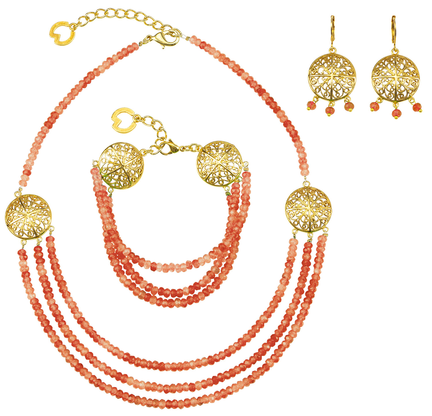 Petra Waszak: Schmuckset ‚Laelia‘