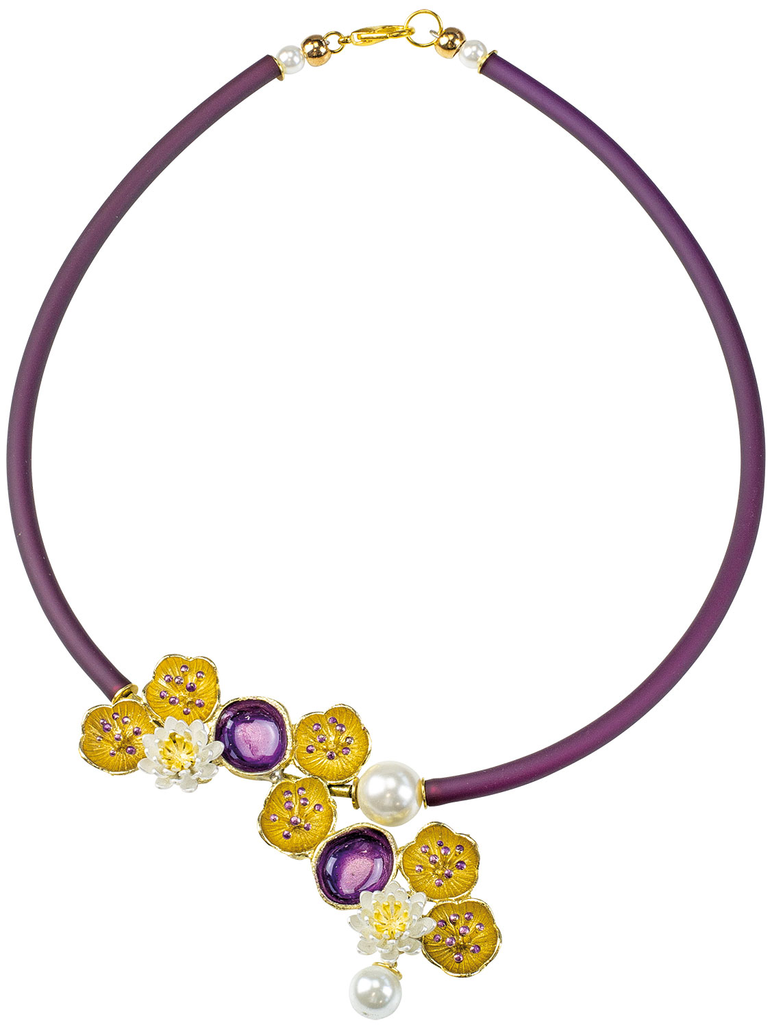 Anna Mütz: Collier ‚Blütenpracht‘, Schmuck