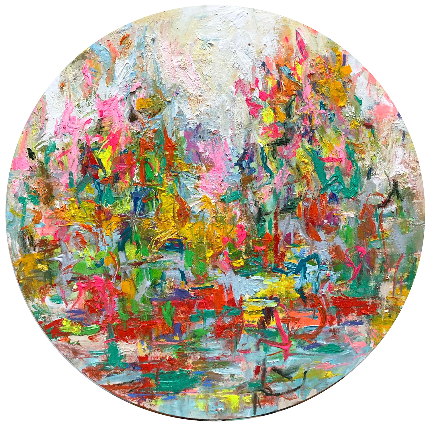 Nicole Leidenfrost: Bild ‚Wilde Tage‘ (2022) (Original / Unikat), auf Keilrahmen