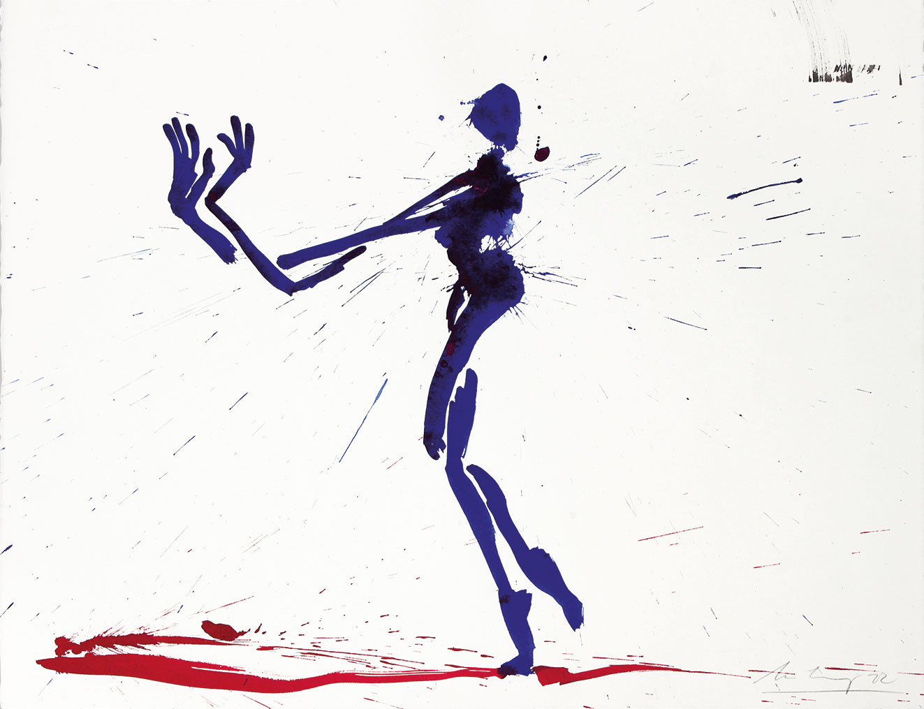 Helge Leiberg: Bild ‚Z 22 040‘ (2022) (Original / Unikat), ungerahmt
