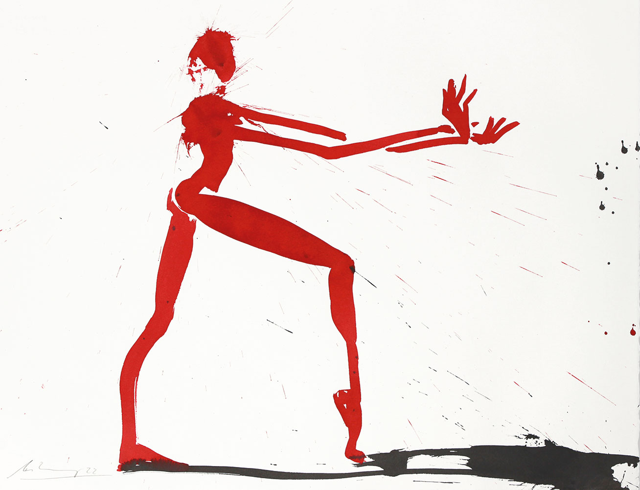 Helge Leiberg: Bild ‚Z 22 041‘ (2022) (Original / Unikat), ungerahmt