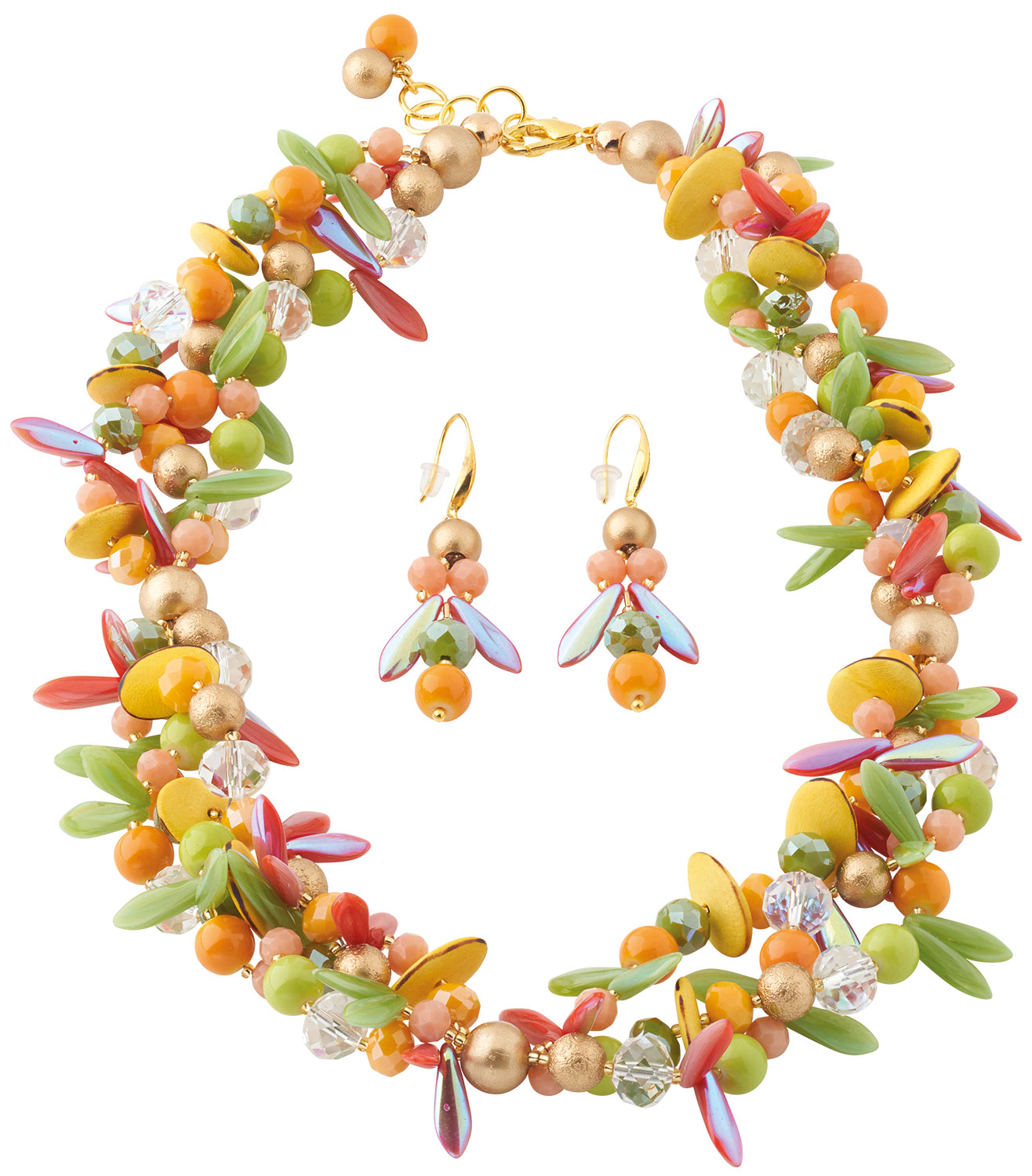 Anna Mütz: Perlen-Schmuckset ‚Bouquet‘