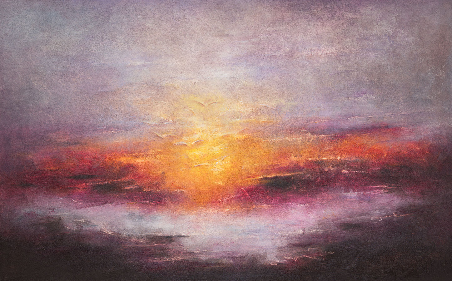Susann Ohlendorf: Bild ‚Exodus‘ (2019) (Original / Unikat), auf Keilrahmen