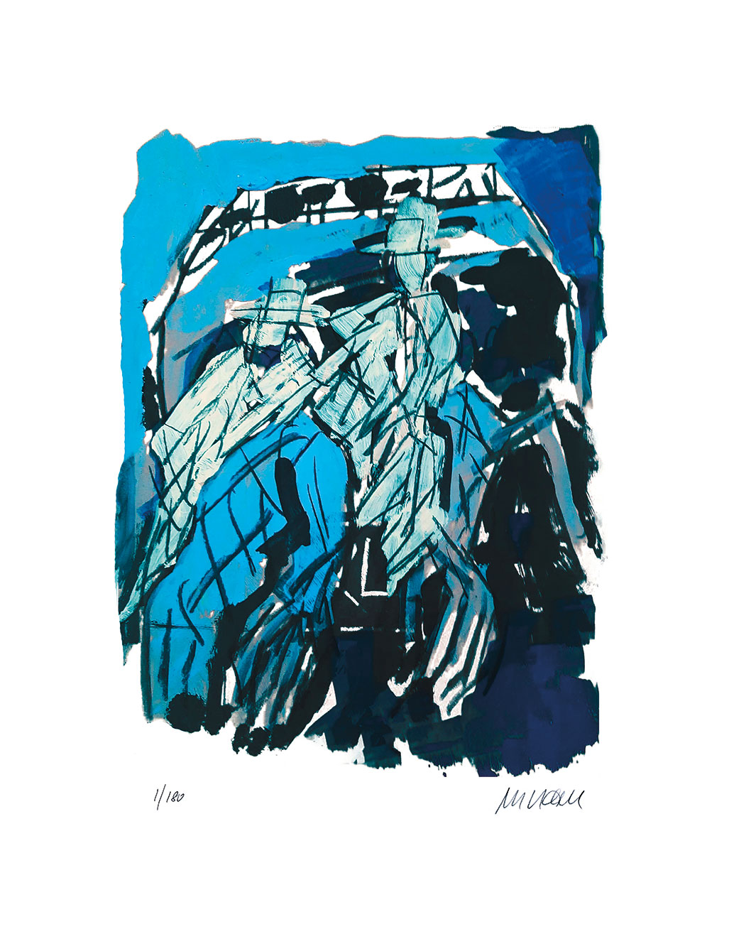 Armin Mueller-Stahl: Bild ‚Jazzer‘ (2022), ungerahmt
