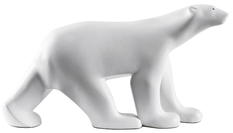 François Pompon: Skulptur ‚Kleiner Polarbär‘ (1923-1933), Version in Kunstmarmor