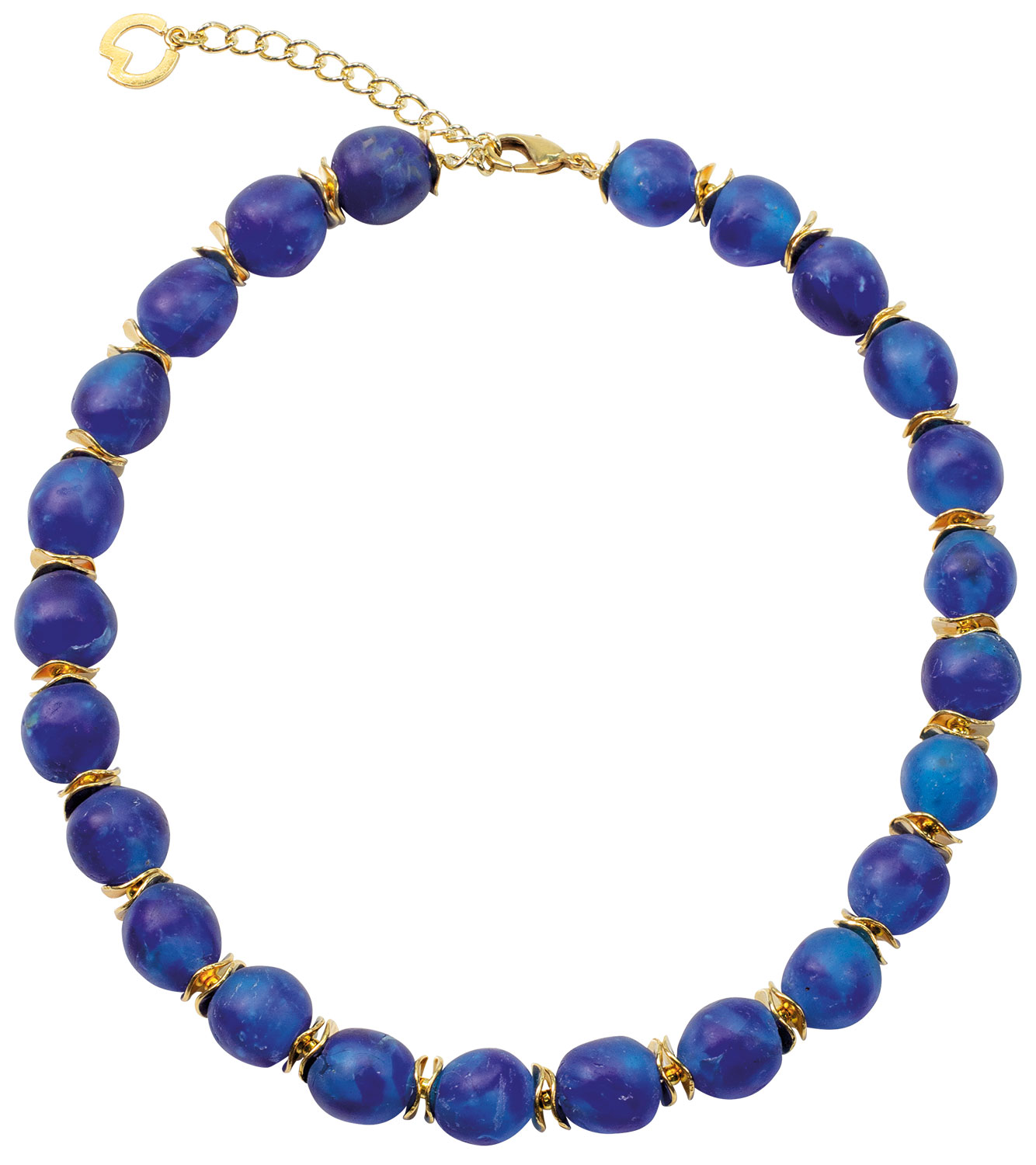Petra Waszak: Perlencollier ‚Blue Note‘, Schmuck
