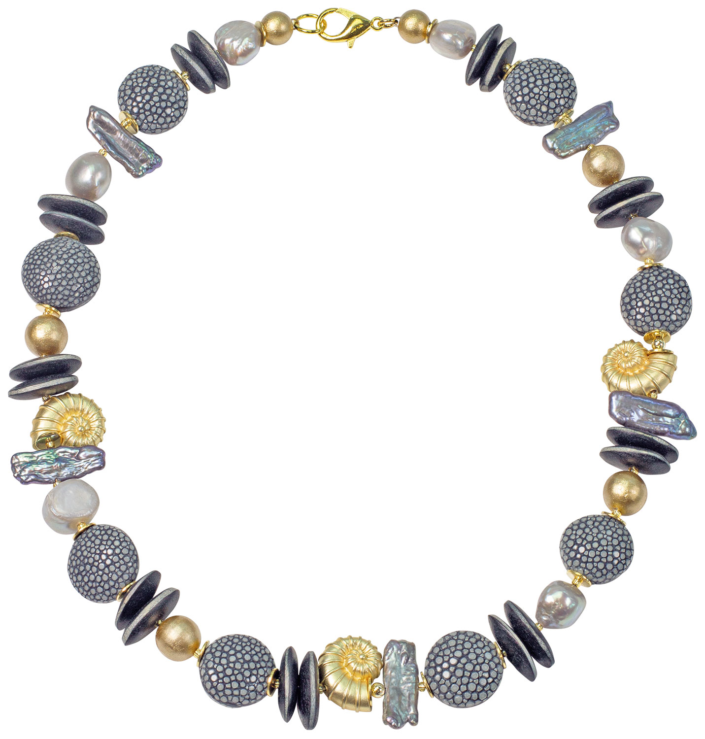 Anna Mütz: Collier ‚Nautilus‘, Schmuck