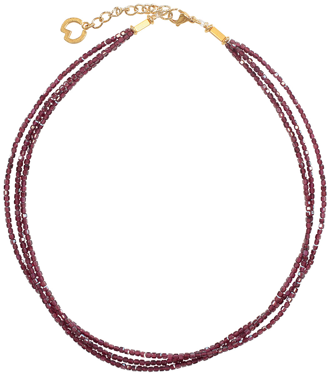 Petra Waszak: Collier ‚Garnet‘, Schmuck
