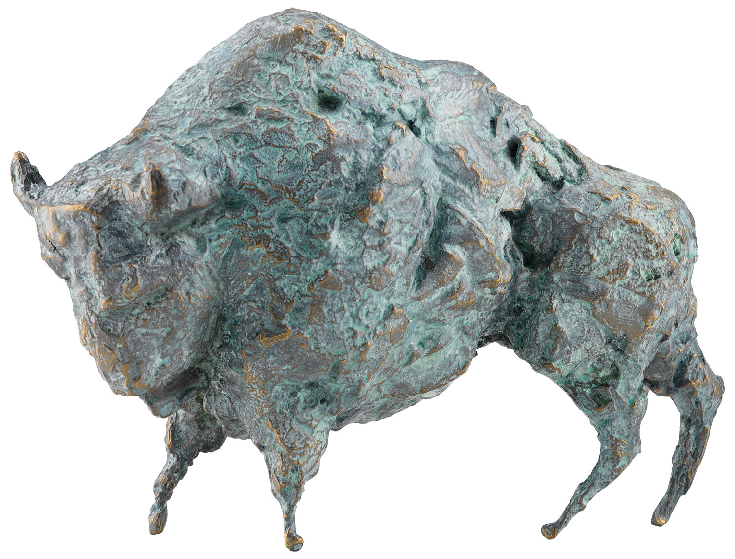 Michael Jastram: Skulptur ‚Bison‘, Bronze