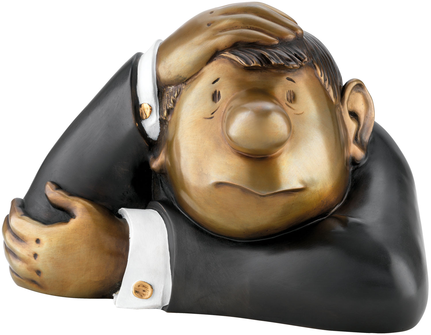 Loriot: Skulptur ‚Der Denker – Jubiläums-Edition‘, Version in Bronze