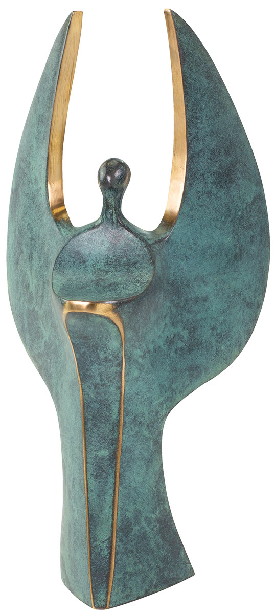 Luise Kött-Gärtner: Skulptur ‚Engel‘, Bronze