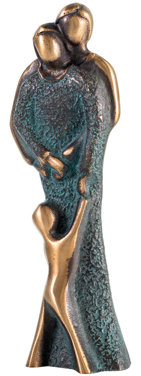 Bernardo Esposto: Skulptur ‚Familie‘, Bronze