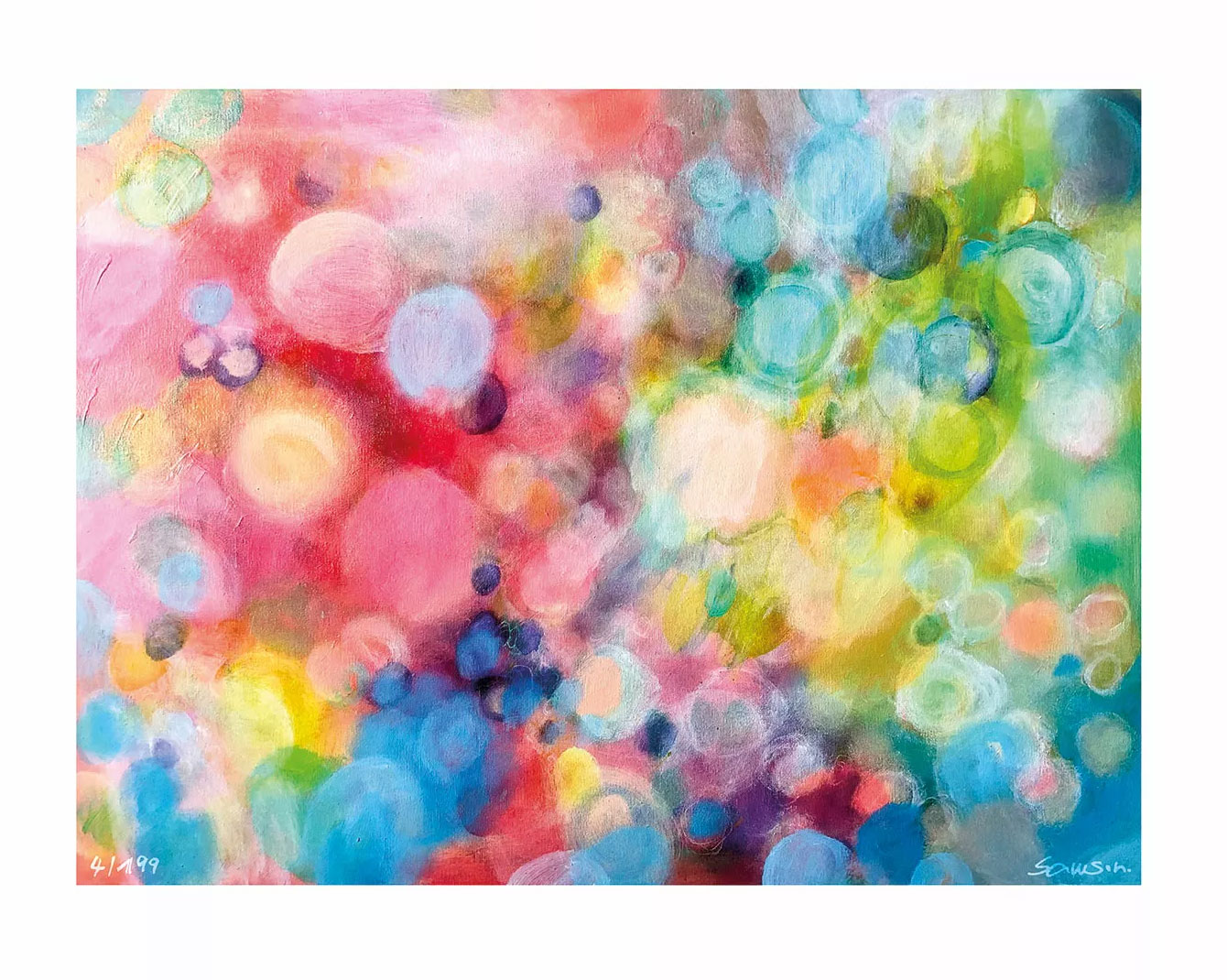 Anne Samson: Bild ‚Abstract No. 2‘ (2023), ungerahmt