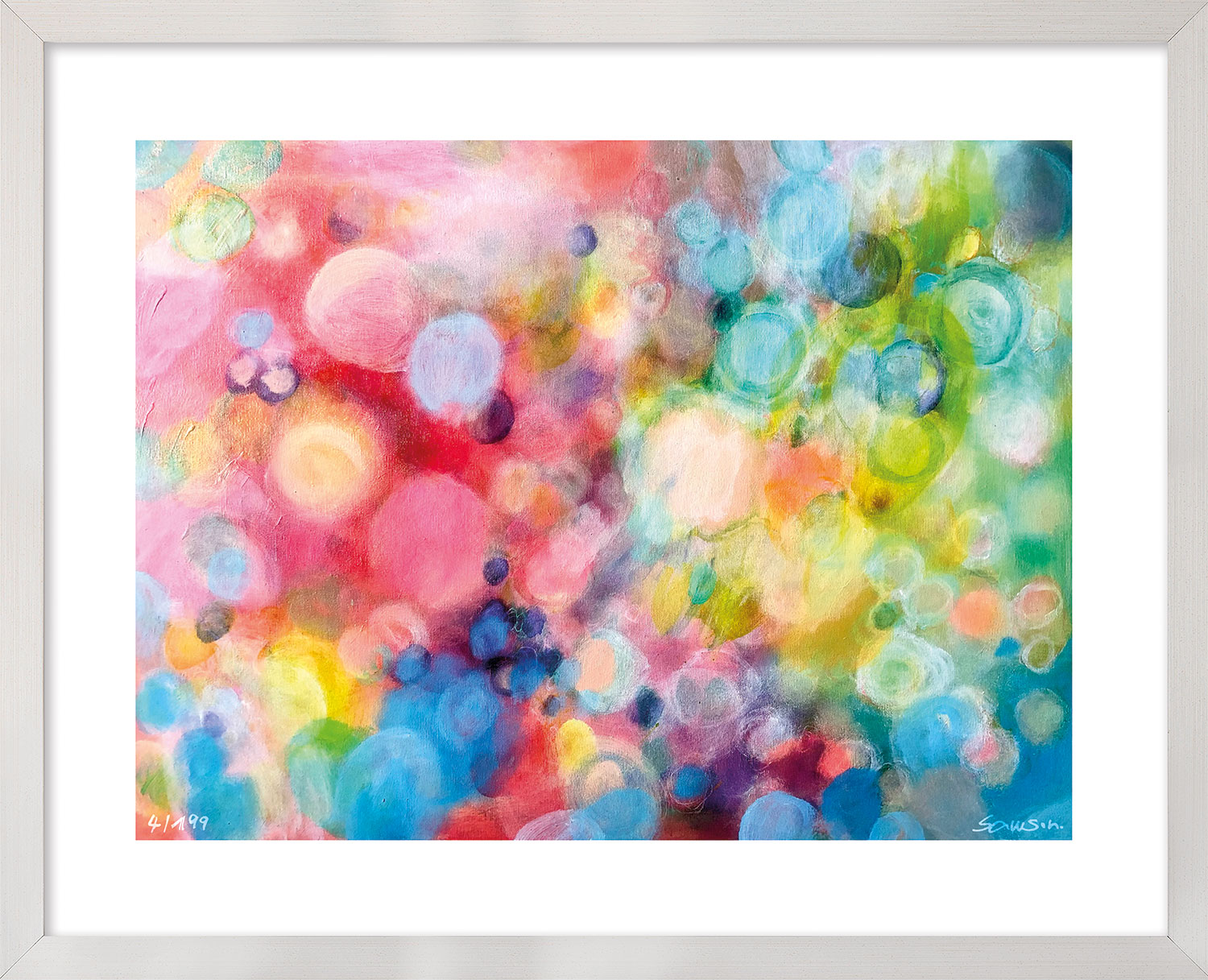 Anne Samson: Bild ‚Abstract No. 2‘ (2023), gerahmt