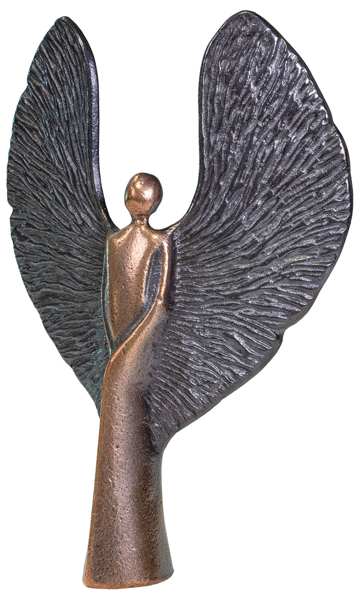 Kerstin Stark: Skulptur ‚Engel‘, Bronze