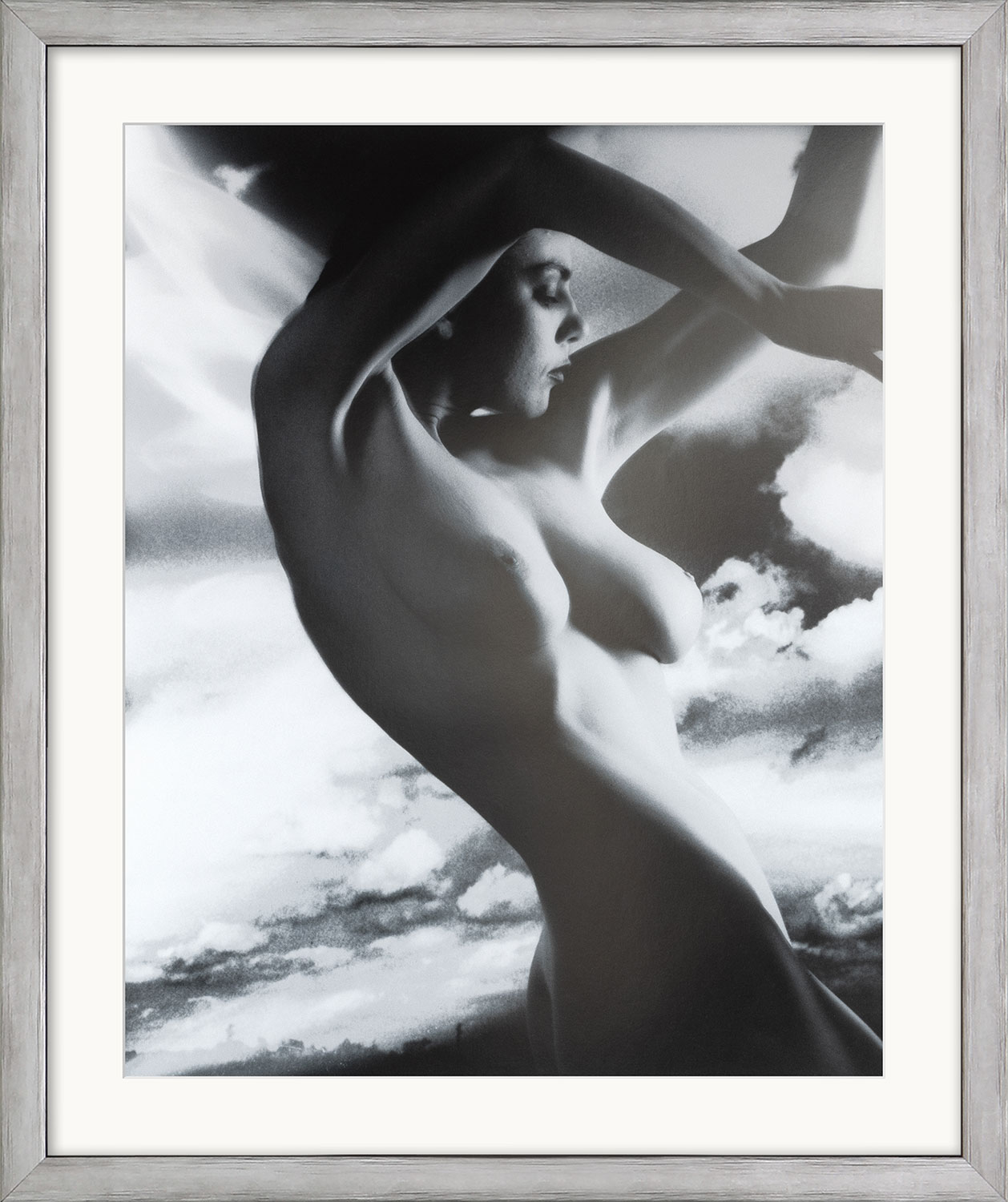 Günter Blum: Bild ‚Schmetterling‘ (1992), gerahmt