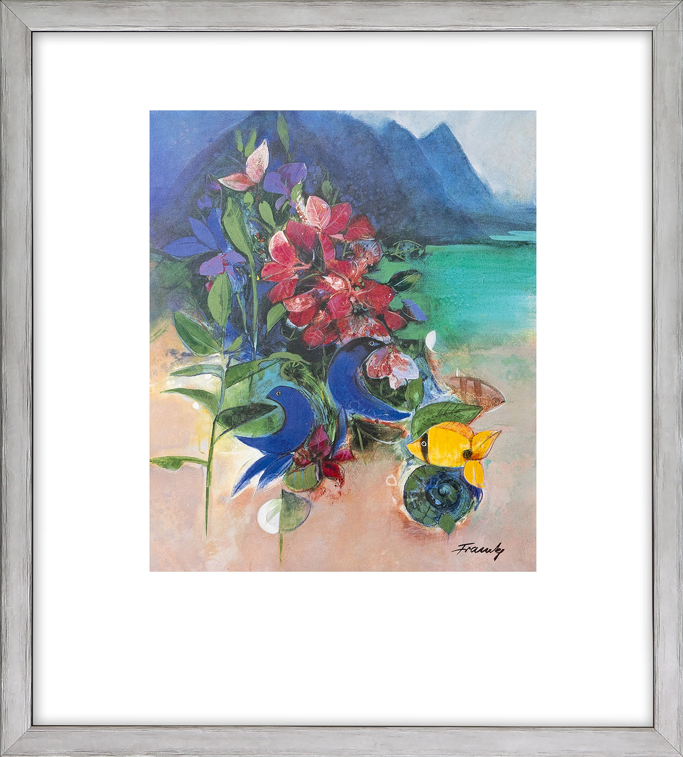Dieter Framke: Bild ‚Kauai 2250‘, gerahmt