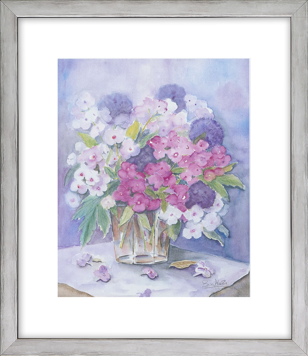 Gabriele von Hake: Bild ‚Phlox 2409‘, gerahmt