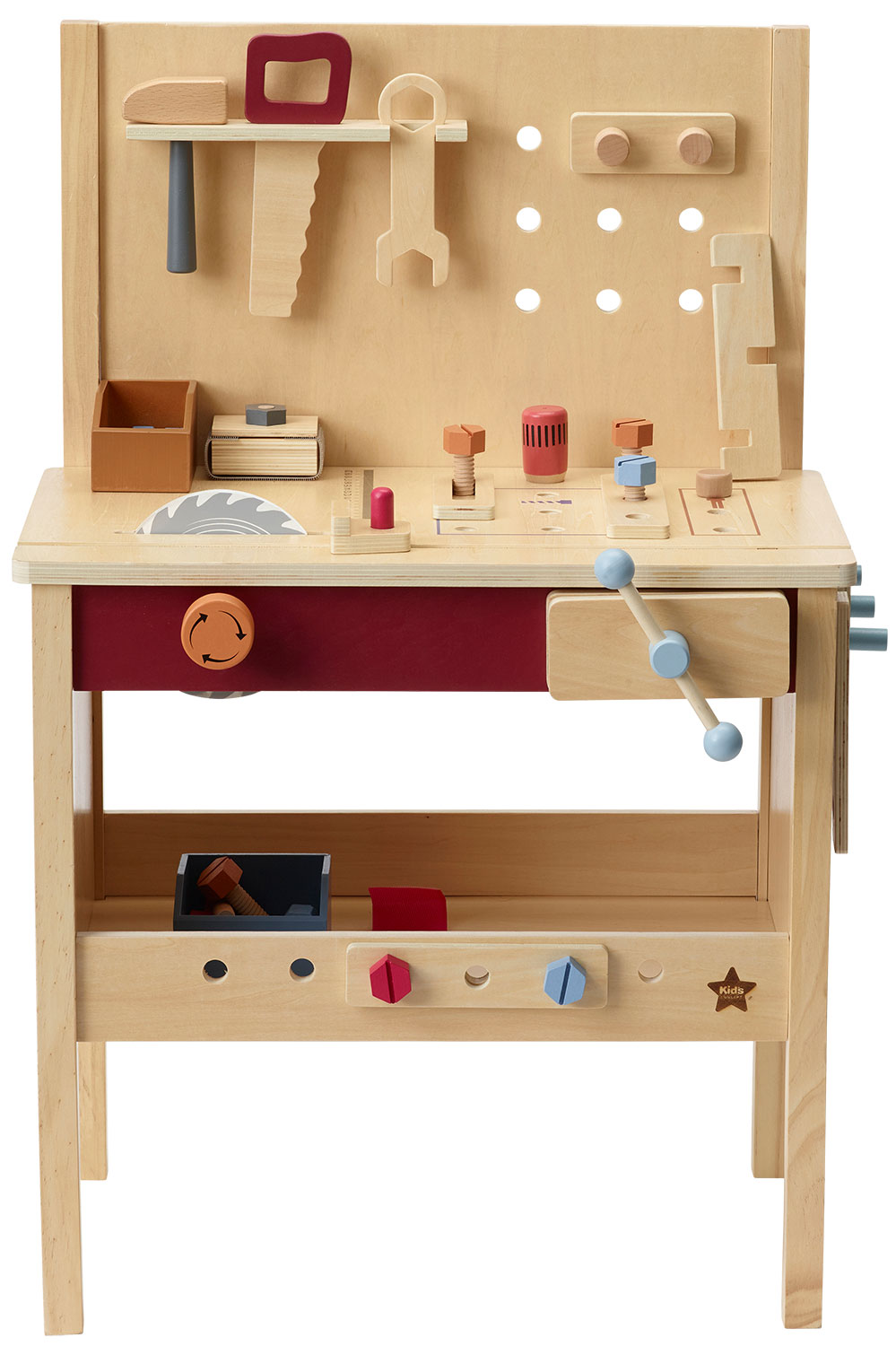 Kid’s Concept: Holzspielzeug-Set ‚Werkbank Schreinerei‘ (für Kinder ab 3 Jahren)