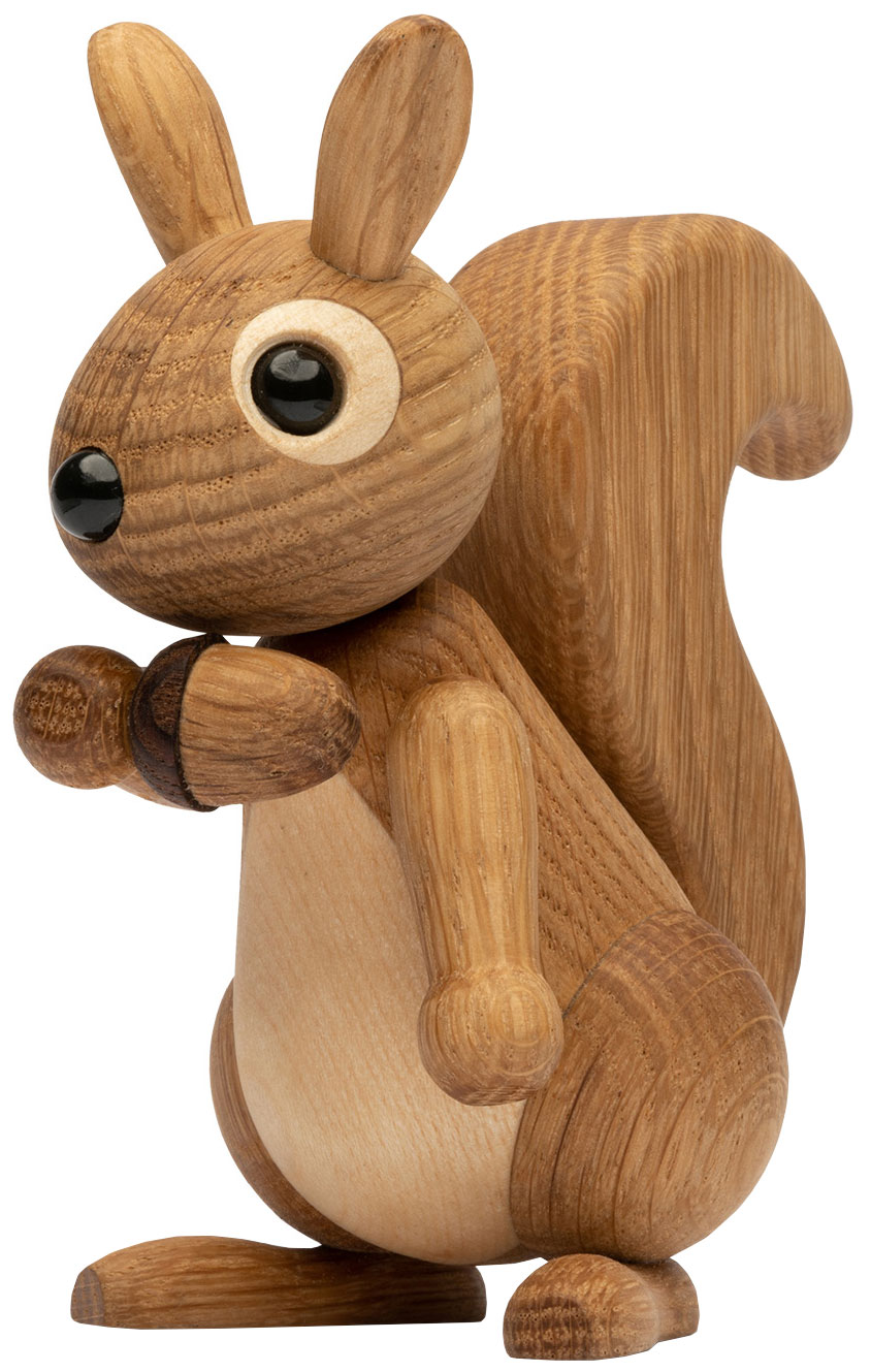 Spring Copenhagen: Holzfigur ‚Eichhörnchen Hazel‘ – Design Chresten Sommer