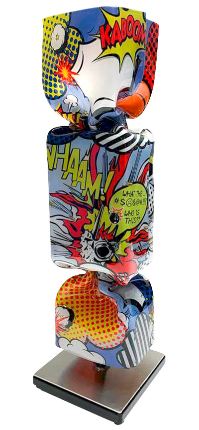 Ad van Hassel: Skulptur ‚Art Candy Wham‘