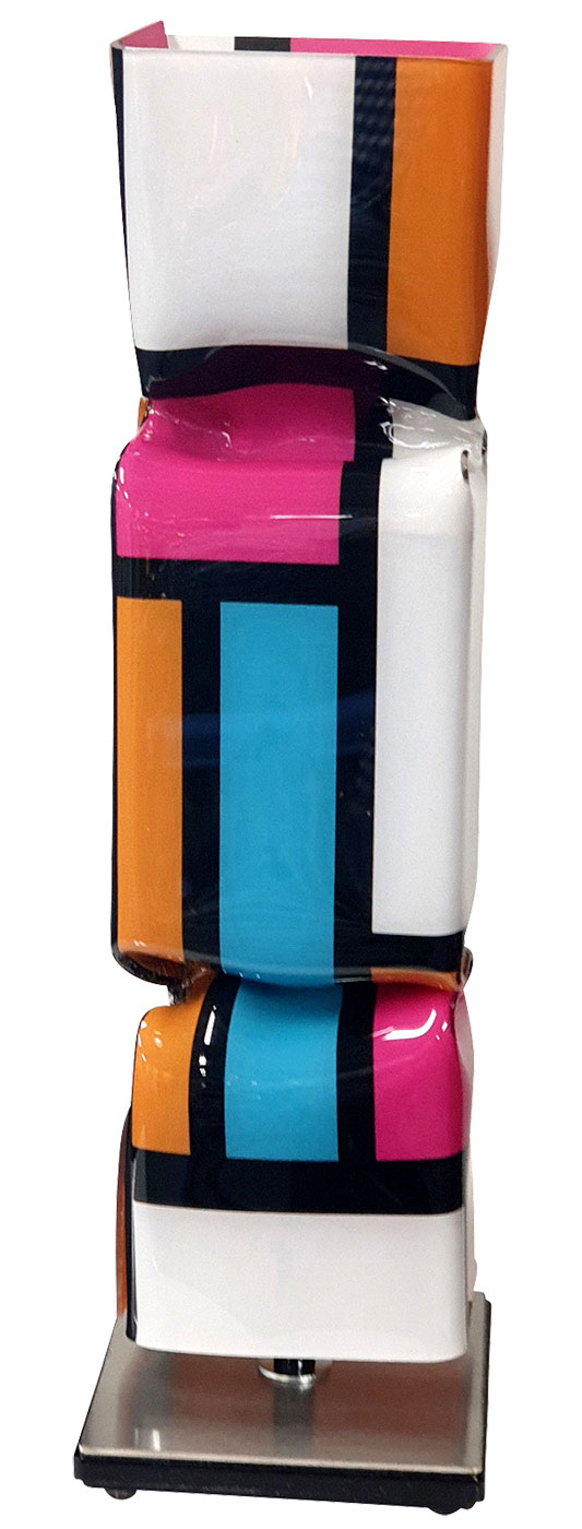 Ad van Hassel: Skulptur ‚Art Candy Mondriaan‘