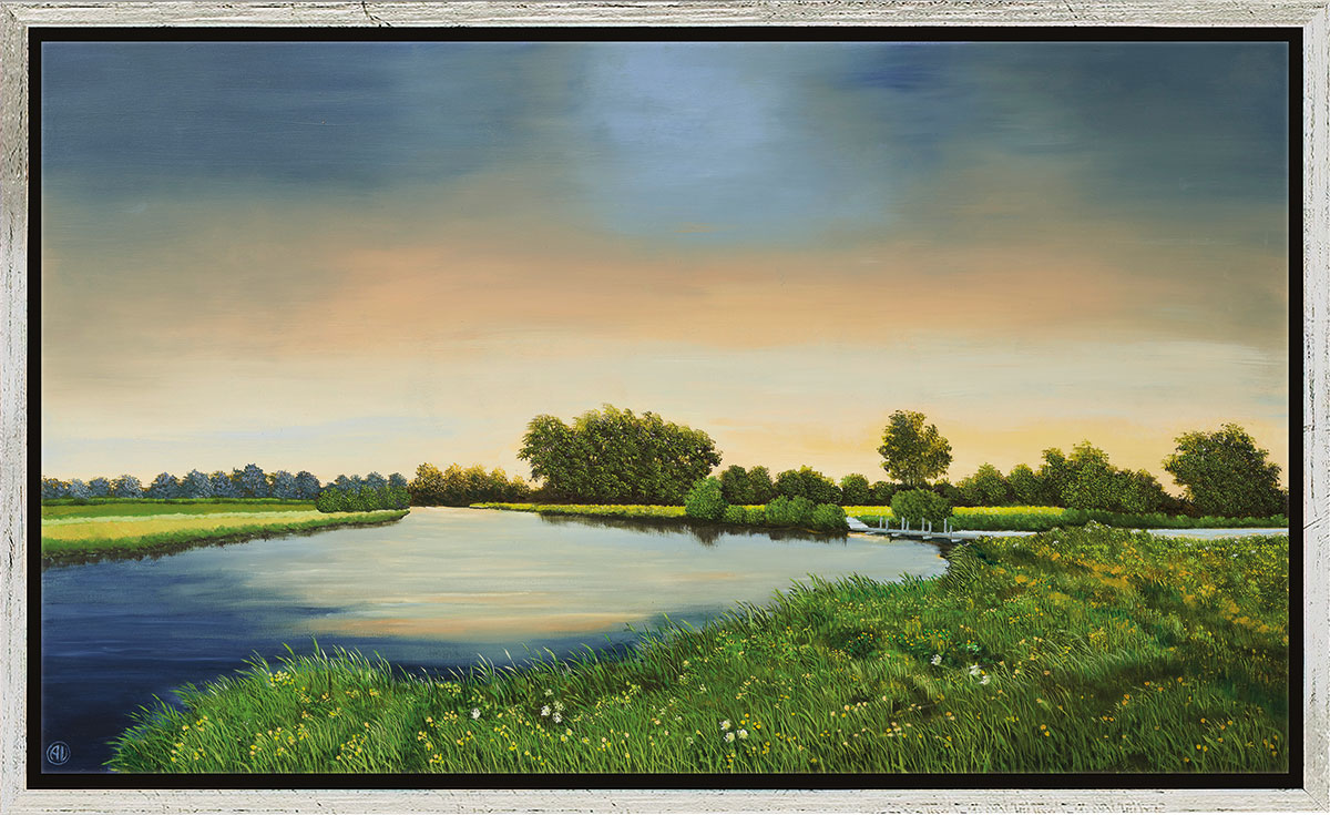 Arnold Voet: Bild ‚New Day‘ (2023), gerahmt